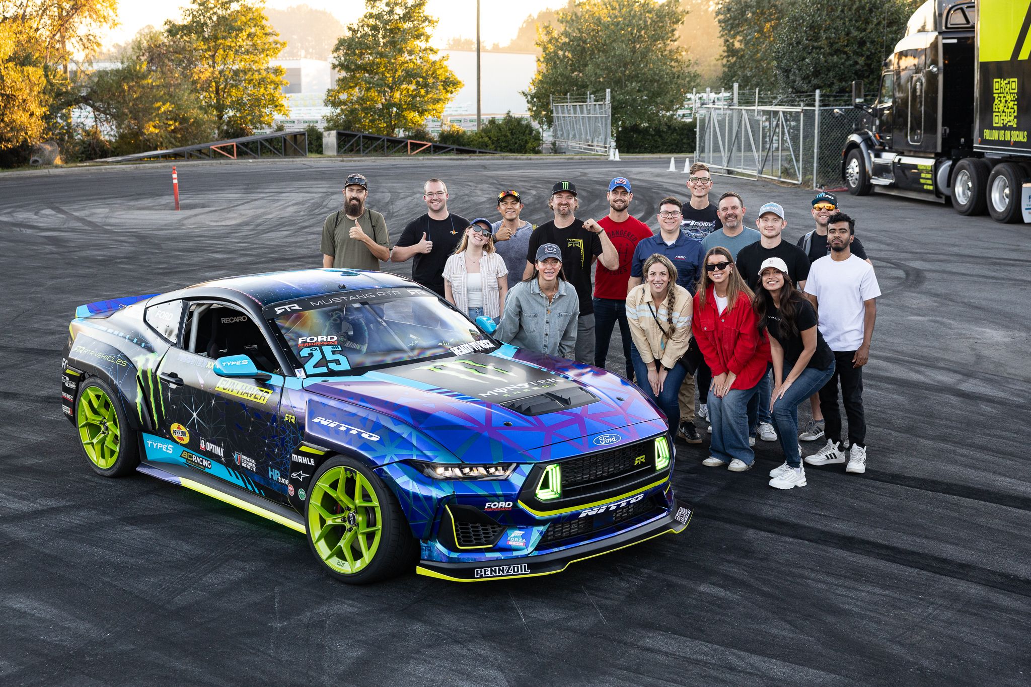 Friends of Ford at a Ford Performance event. 